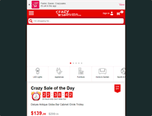 Tablet Screenshot of crazysales.com.au