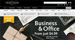 Desktop Screenshot of crazysales.co.nz